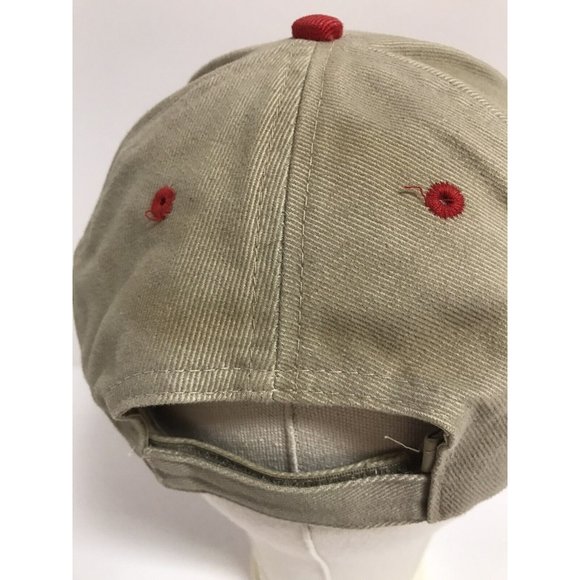 Ellensburg Washington RC Flyers Red Beige Adjustable Hat - Picture 6 of 10